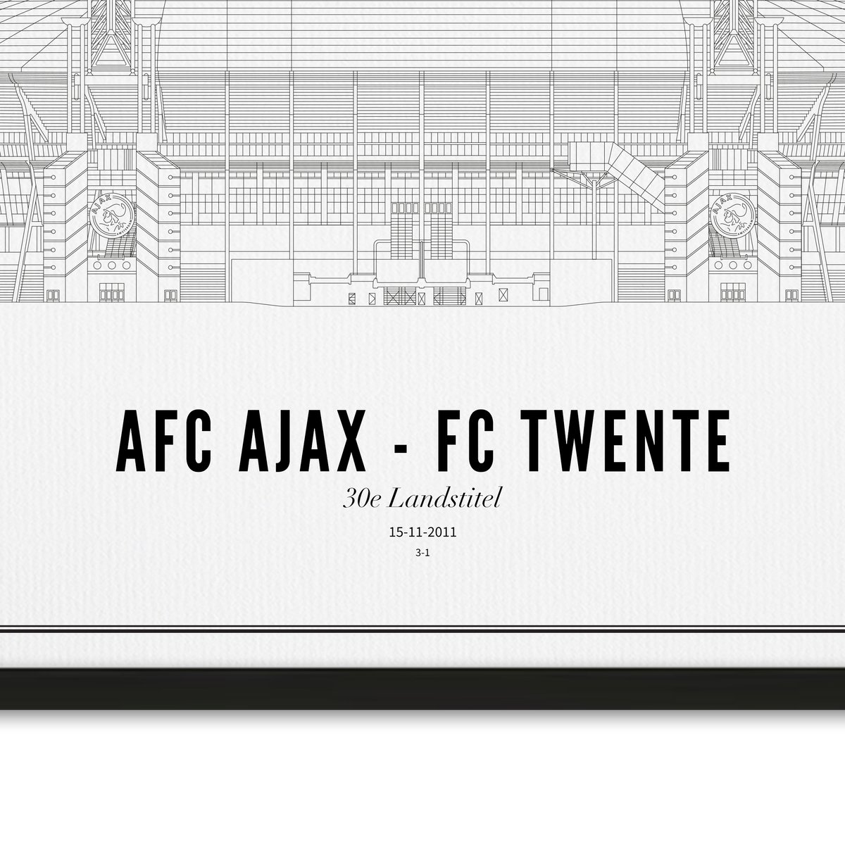 Poster van Johan Cruijff ArenA | WIJCK. 